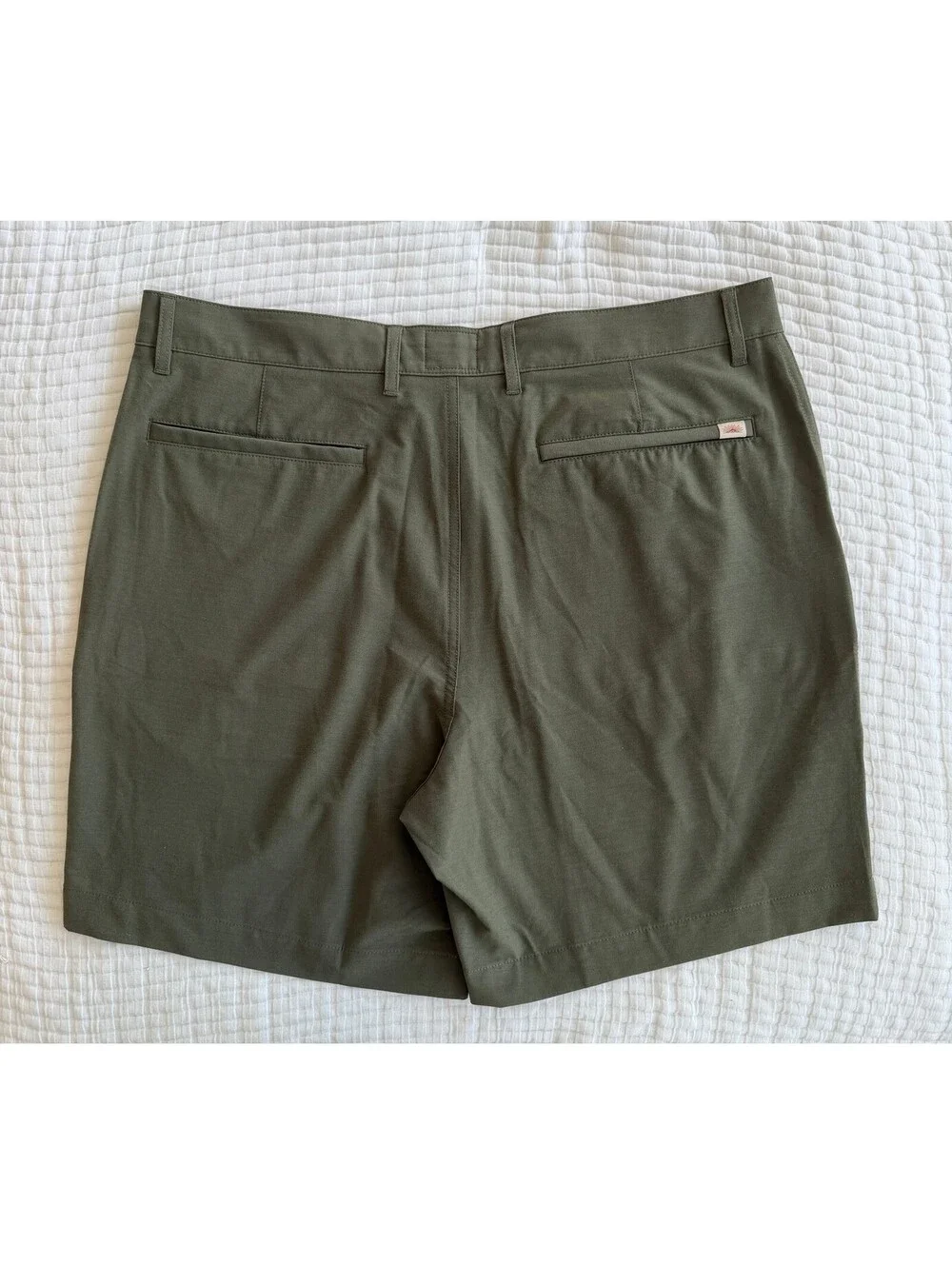 Faherty All Day Shorts Trail Olive Green Men’s Size 36 7